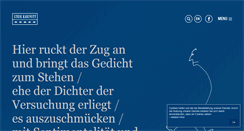 Desktop Screenshot of lyrik-kabinett.de